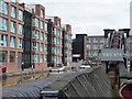 New apartments alongside the Barge Arm