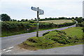 Road junction below Bel Tor