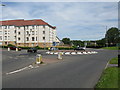 Roundabout in the northern outskirts of Bellshill