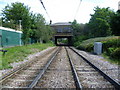 The old Woodside station from Woodside Tramlink stop