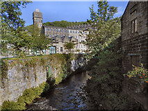 SD9927 : Hebden Water and Nutclough Mill by David Dixon