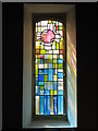 NY9257 : St. Helen's  Church, Whitley Chapel - the Millennium Window by Mike Quinn