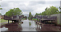 Footbridge over canal