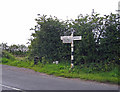 Roadsign at Wetheral Pasture