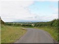 A bend in the Ballyculter Road near the southern end of St Patrick