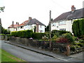 Bassaleg Road houses near the M4 motorway, Newport