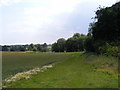 TM2450 : Lake near to the footpath to Hasketon Road & Mill Lane by Geographer