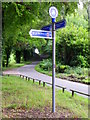 Sign post Little Durnford