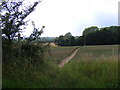 TM2450 : Footpath to Hasketon Road & Mill Hill by Geographer