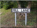 Mill Lane sign