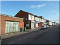 Approaching some shops in Derby Road