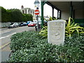 Commemorative stone between John Street and Newport Street