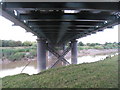 Beneath the railway bridge