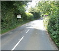 Eastern boundary of Hutton, North Somerset