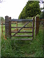 TM4161 : Gate of the footpath to School Road by Geographer