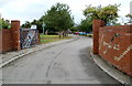 Entrance drive to two schools, Maesglas, Newport