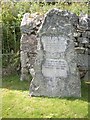 NJ5310 : Tombstone of Manny Forbes, Leochel-Cushnie by Stanley Howe