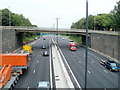ST2887 : Wide load, M4 motorway junction 27, Newport by Jaggery
