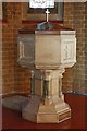 St Andrew, Chase Side, Southgate - Font