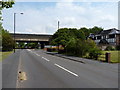 M6 bridge over the A4124 Lichfield Road