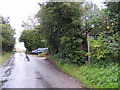 Chedisto Road & the footpath to the B1123 Chediston Street