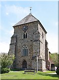 TQ0934 : Holy Trinity, Rudgwick - Tower by John Salmon
