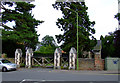 Old cemetery gates