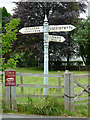 Llangeitho old road sign, Ceredigion