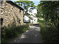 Approaching the Little Mill Inn, Rowarth