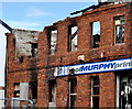 Fire-damaged premises, Belfast