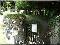 Gate into the churchyard, St. Michaels church, Treffgarne