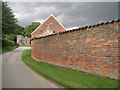 Wall at Hall Farm