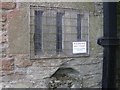 External view of Leper Window at St Martins Church