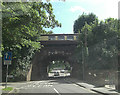 B3046 passes under the Mid-Hants Railway