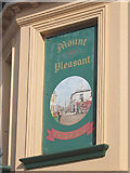 TQ8210 : Mount Pleasant sign by Oast House Archive