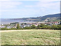 Watchet, viewed from the cliffs, to the west of the town