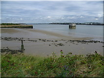 TQ5576 : Mudflats at low tide by Marathon