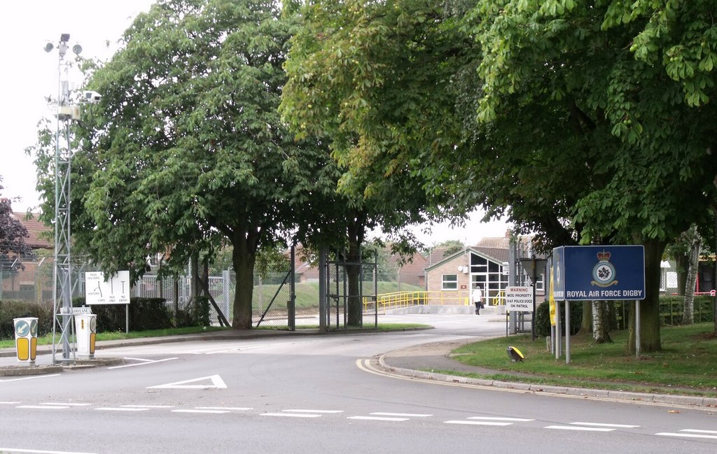 Entrance to RAF Digby © J.Hannan-Briggs :: Geograph Britain and Ireland