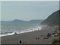 SY2088 : Beach at Branscombe Mouth by Chris Allen