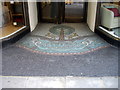 Mosaic in doorway of Peter Jones department sotre Chelsea