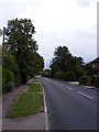 The B1079 looking towards Otley