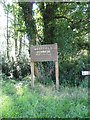 Moor Lane Pond Sign