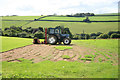 Tractor in the field