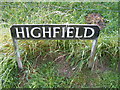 Highfield sign