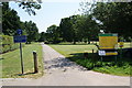 The northern entrance to Nonsuch Park