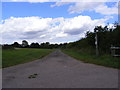 Footpath to Rectory Road & Entrance to Brook Farm