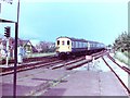 Train Near Folkestone Central Station, 1981