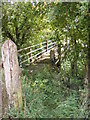 Footbridge of the footpath to Framsden Road