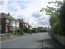 SE2027 : Ghyllroyd Drive - viewed from Kingsley Avenue by Betty Longbottom