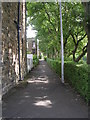 Footpath alongside Birkenshaw Park - Bradford Road